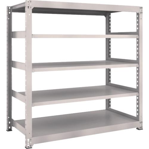 TRUSCO M3 loại kệ trung bình 1500 x 721 x H1500 5 tầng đơn kệ xám neo