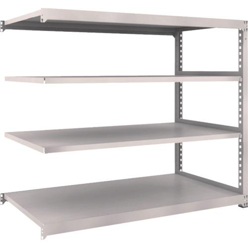 TRUSCO M3 loại kệ trung tải 1800x921xH1500 4 tầng nối xám neo