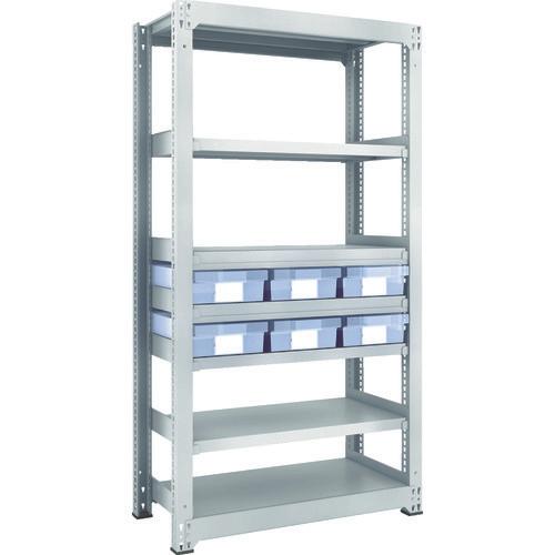 TRUSCO M3 loại kệ trung tải nhựa H1800 có ngăn kéo trong suốt lớn X6