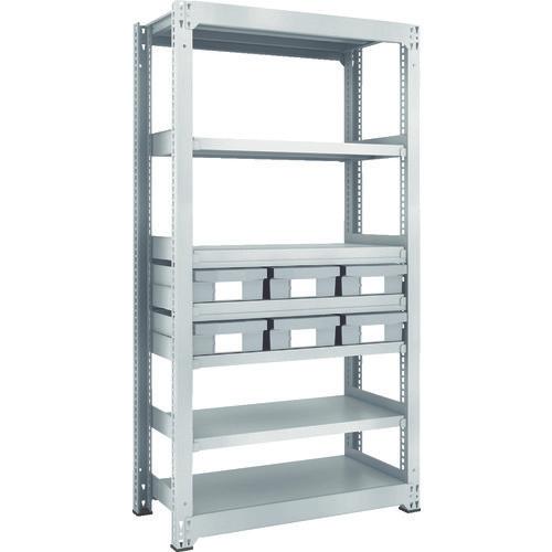 TRUSCO M3 loại kệ trung tải H1800 nhựa NG có hộc lớn X6