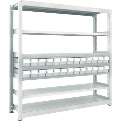 TRUSCO M3 loại kệ trung tải H1800 nhựa NG có hộc nhỏ X26