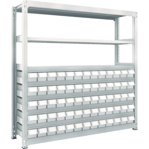 TRUSCO M3 loại kệ trung tải H1800 resin NG có hộc nhỏ X65