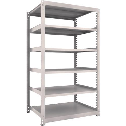 TRUSCO M3 loại kệ trung bình 1200x921xH2100 6 bậc đơn màu xám neo