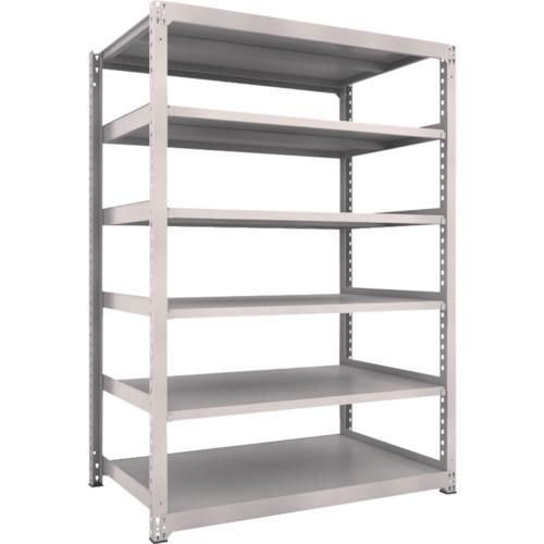 Kệ trung tải loại TRUSCO M3 1500 x 921 x H2100 6 bậc đơn màu xám neo