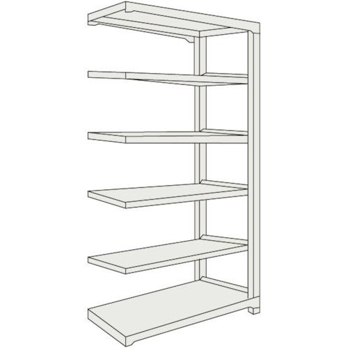 Kệ trung tải TRUSCO M3 loại 1200 x 921 x H2400 6 tầng nối màu xám đen