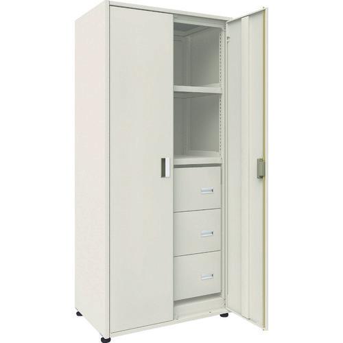 TRUSCO M3 loại UNIT vừa có cửa đôi, mặt sau và mặt bên H2100XW900 với 3 ngăn kéo Kệ đơn