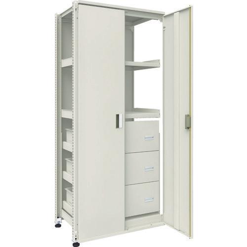 UNIT trung cấp TRUSCO M3 loại 2 cánh cửa hậu H2100XW900 3 ngăn kéo liên thông