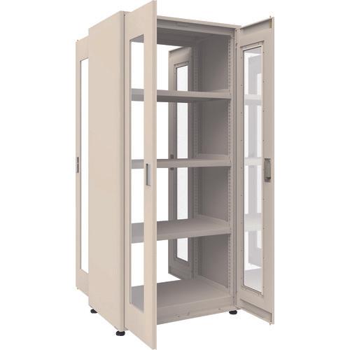 TRUSCO M3 loại UNIT kệ trọng lượng trung bình cửa acrylic đôi loại hai mặt với tấm bên H2100XW900 đơn vị