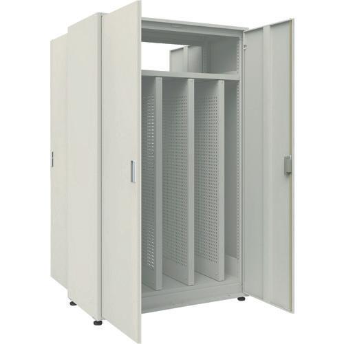 TRUSCO M3 loại UNIT kệ trọng lượng trung bình cửa đôi loại hai mặt có tấm bên H2100XW1200 với đơn vị 4 tấm P