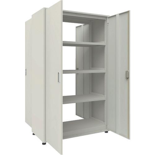 TRUSCO M3 loại UNIT kệ trọng lượng trung bình cửa đôi loại hai mặt với tấm bên H2100XW1200 đơn vị