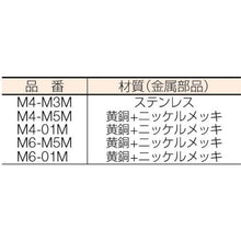 โหลดรูปภาพลงในโปรแกรมดูแกลเลอรี CHIYODA ขั้วต่อจดหมายขนาดเล็ก 4 มม./M5X0.8
