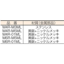 画像をギャラリービューアに読み込む, チヨダ　ミニメイルエルボ　４ｍｍ・Ｒ１／８
