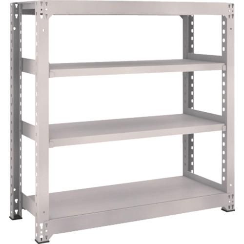 TRUSCO M5 loại kệ trung bình 1200 x 471 x H1200 4 tầng đơn kệ xám neo