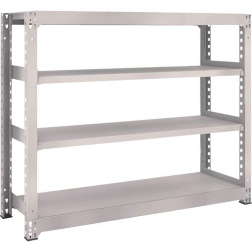 TRUSCO M5 loại kệ trung bình 1500 x 471 x H1200 4 tầng đơn kệ xám neo