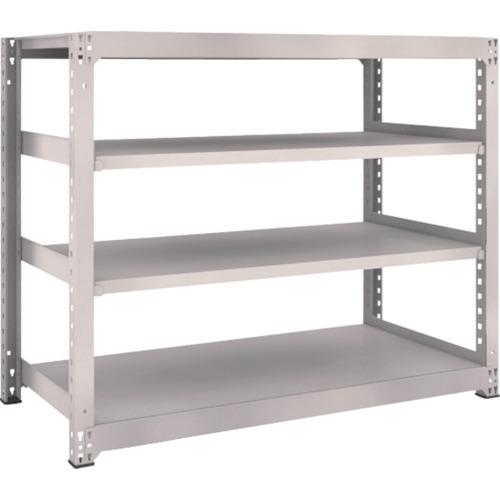 TRUSCO M5 loại kệ trung bình 1500 x 721 x H1200 4 tầng đơn kệ neo xám