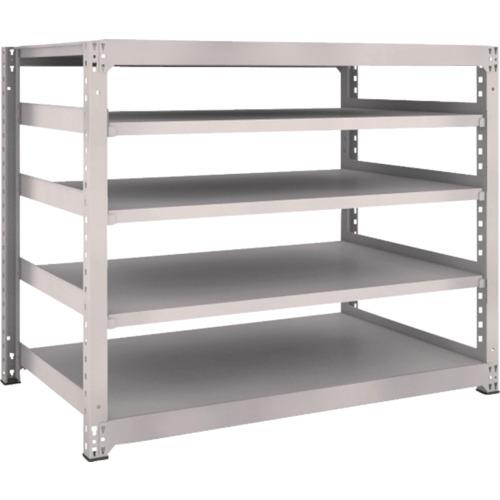Kệ trung tải loại TRUSCO M5 1500 x 921 x H1200 5 bậc đơn màu xám neo