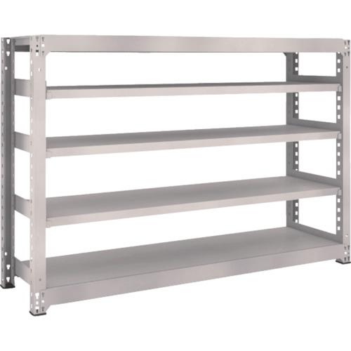 TRUSCO M5 loại kệ trung bình 1800 x 471 x H1200 5 tầng đơn kệ xám neo
