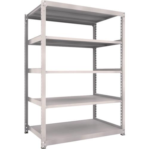 TRUSCO M5 loại kệ trung bình 1500 x 921 x H2100 5 tầng đơn kệ xám neo