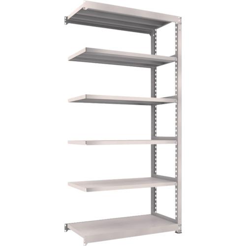 TRUSCO M5 loại kệ trung tải 1200 x 571 x H2400 kết nối 6 tầng màu xám neo