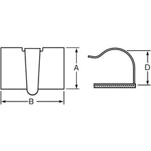 Load image into gallery viewer, PANDUIT fixture Metal cord clip (100 pieces)
