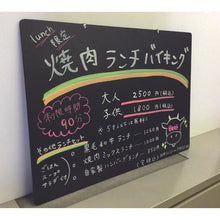 Load image into gallery viewer, Light double-sided black board frameless

