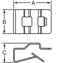 Load image into gallery viewer, PANDUIT Photovoltaic Fixture Metal Clips (100 pieces)
