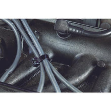 Load image into gallery viewer, SapiSelco &quot;Met&quot; Cable tie black with stainless steel claw 2.5mm x 10

