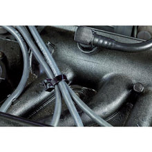 Load image into gallery viewer, SapiSelco &quot;Met&quot; Cable tie black with stainless steel claw 3.5mm x 28
