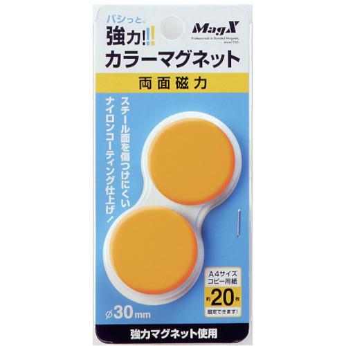 マグエックス　カラーマグネット黄２Ｐ