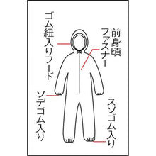 画像をギャラリービューアに読み込む, シゲマツ　使い捨て化学防護服（１０着入り）　ＸＬ
