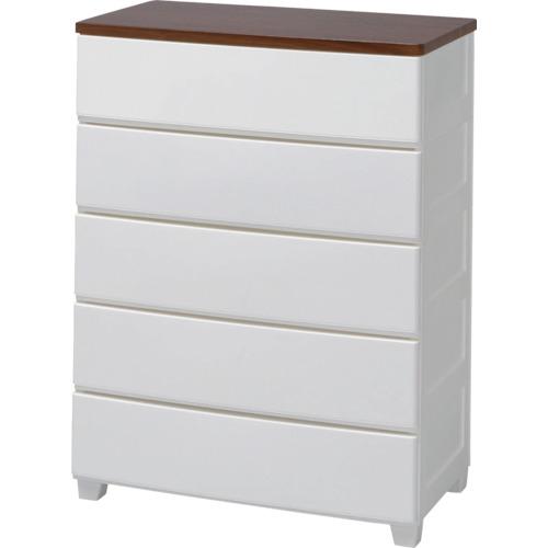 IRIS 219596 Gỗ Top Chest White/Walnut MG-725