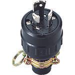 Load image into gallery viewer, MEIKO hooking rubber plug grounding 2P waterproof
