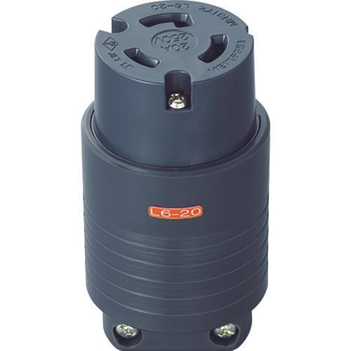 MEIKO 2P20A hook connector body (L6-20) 20A. 250V (black)