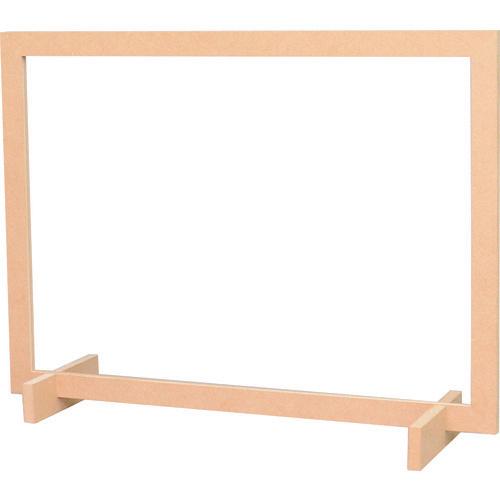 Light splash prevention panel small wooden frame type