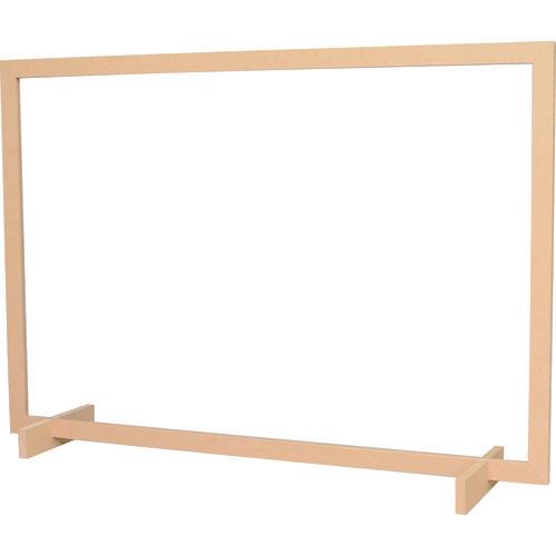 Light splash prevention panel large wooden frame type