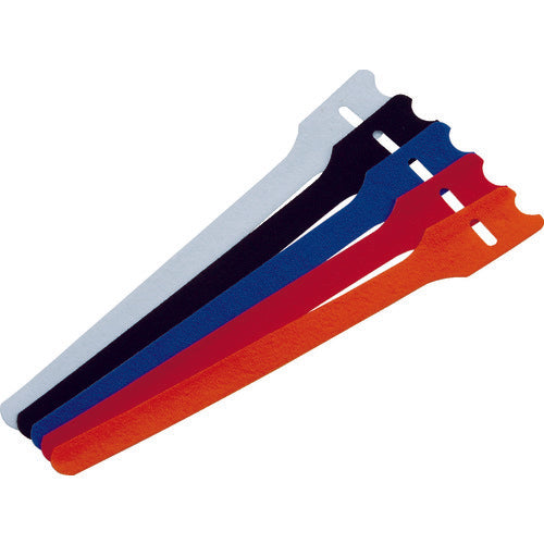 TRUSCO magic band ultra-thin strap 20 cm assorted (5 pieces included)