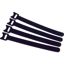 Load image into gallery viewer, TRUSCO magic band weather resistant strap 15 cm black (4 pieces included)
