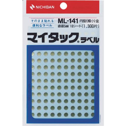 ป้าย NICHIBAN Maitac (ป้ายสี) ML-1419 ทอง กลม 5 mm