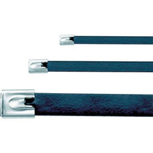 Load image into gallery viewer, PANDUIT MLT type full coating stainless steel band SUS316 black width 8.1mm length 201mm 50 pieces MLTFC2H-LP316
