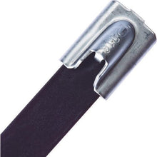 Load image into gallery viewer, PANDUIT MLT type full coating stainless steel band SUS316 black width 4.6mm length 201mm 100 pieces MLTFC2S-CP316
