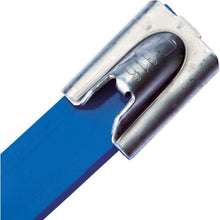 Load image into gallery viewer, PANDUIT MLT type full coating stainless steel band SUS316 blue width 8.1mm length 363mm 50 pieces MLTFC4H-LP316BU
