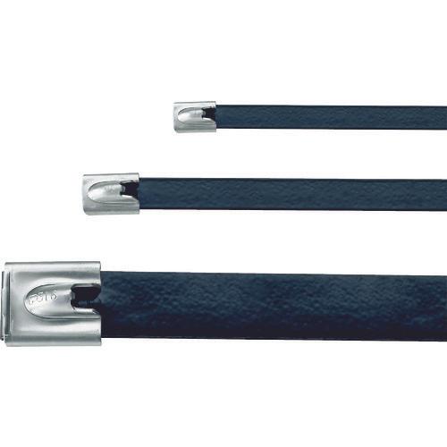 PANDUIT MLT type full coating stainless steel band SUS316 black width 16.1mm length 434mm 50 pieces MLTFC4SH-LP316