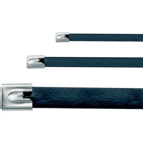 PANDUIT MLT type full coating stainless steel band SUS316 black width 16.1mm length 594mm 50 pieces MLTFC6SH-LP316