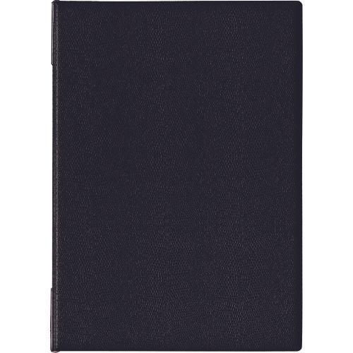 OP แฟ้มเมนู แบบหนัง A4 หน้า 4 สีดำ