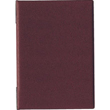 โหลดรูปภาพลงในโปรแกรมดูแกลเลอรี OP แฟ้มเมนูแบบหนัง B5 หน้า 4 สีน้ำตาล
