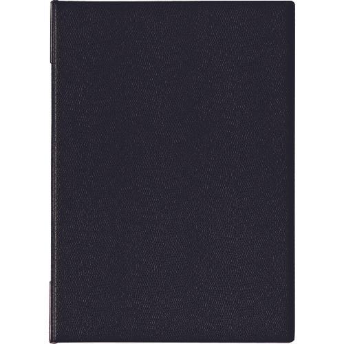 OP แฟ้มเมนูหนังโทน A4 6 หน้าดำ