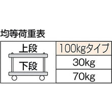 Load image into gallery viewer, TRUSCO resin trolley route van 2-stage type 500 x 370
