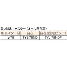 画像をギャラリービューアに読み込む, ＴＲＵＳＣＯ　導電性ルートバン　５００Ｘ３７０　４輪自在
