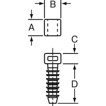 Load image into gallery viewer, Push-in fixture for PANDUIT concrete (50 pieces)
