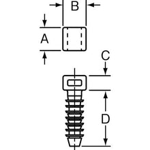 Load image into gallery viewer, Push-in fixture for PANDUIT concrete (100 pieces)
